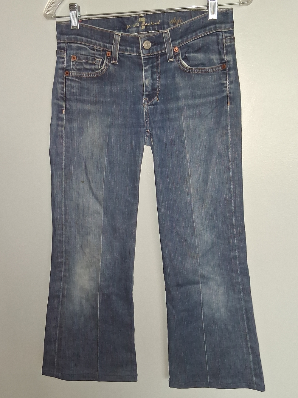 7 For All Mankind Women's Midwash Flared Jeans